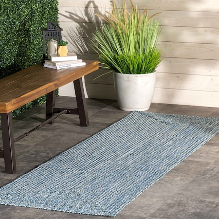 Nuloom Wynn Braided Indoor/Outdoor Area Rug 2ft 6in x 8ft HJFV01I-2608